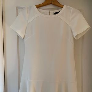 Banana Republic Chiffon White Dress